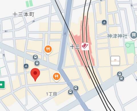 マップ｜ANesthe十三店（ホテヘル型性感エステ/十三）