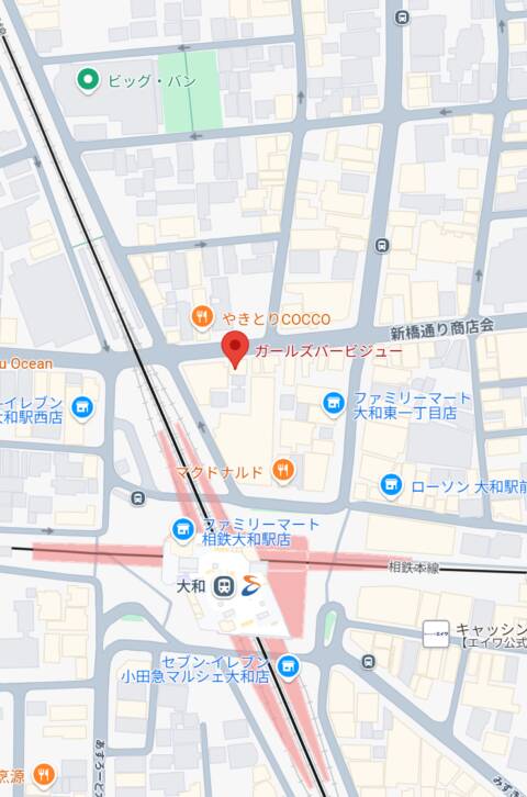 マップ｜Bijoux ～ビジュー～（ラウンジ/大和）