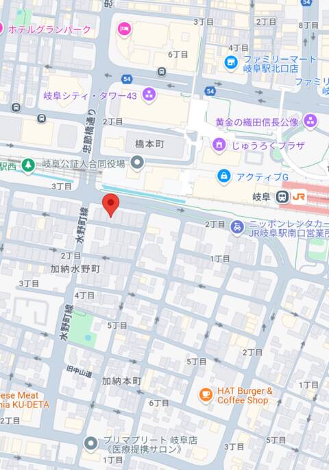 マップ｜BLUE LOVERS (ブルーラバーズ)（ソープランド/金津園）