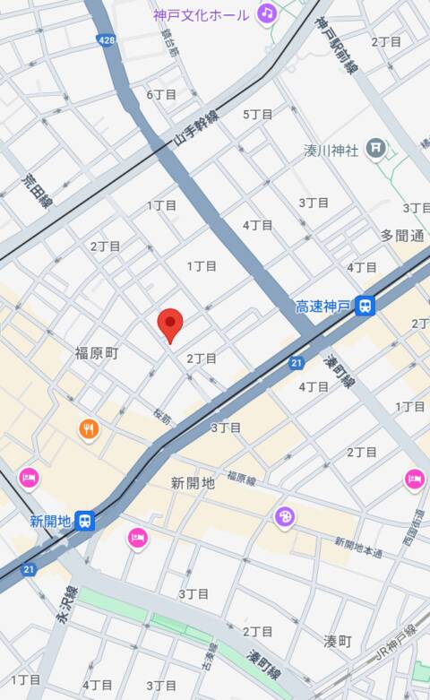 マップ|マリン宮殿 高級美人館(ソープランド/福原)