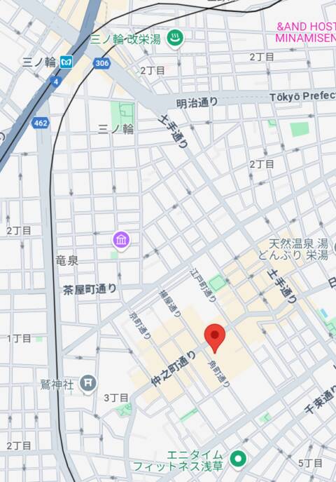 マップ|Le CELINU(ル・セリーヌ)(高級ソープランド/吉原)