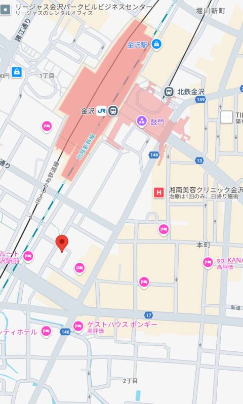 マップ｜仮面舞踏会（セクキャバ/金沢）