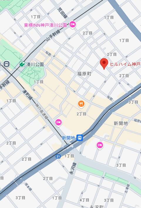 マップ|キュアル神戸 白衣の天使(ソープランド/福原)