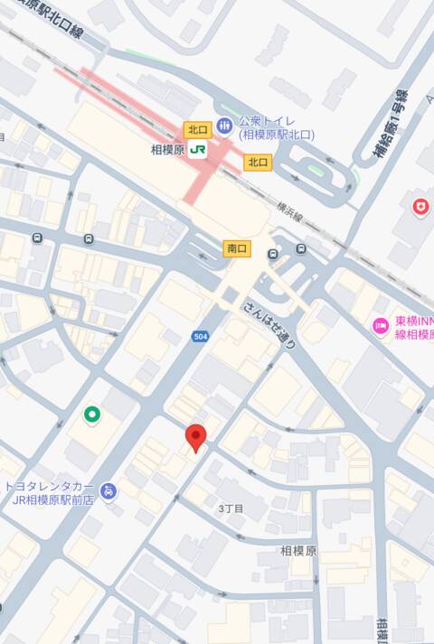 マップ｜girl's bar Forkey(フォーキー)（ガールズバー/相模原）