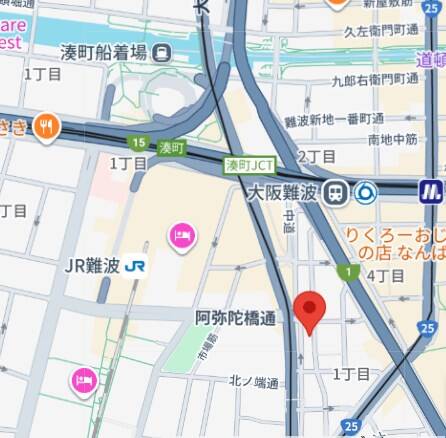 マップ（受付所）｜大和屋 難波店（人妻ホテヘル＆デリヘル/難波発・近郊）