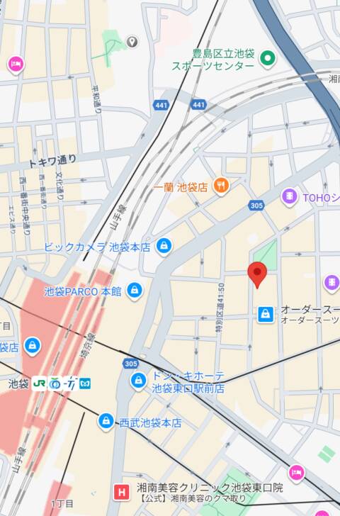 マップ｜Beauty Street（セクキャバ/池袋）