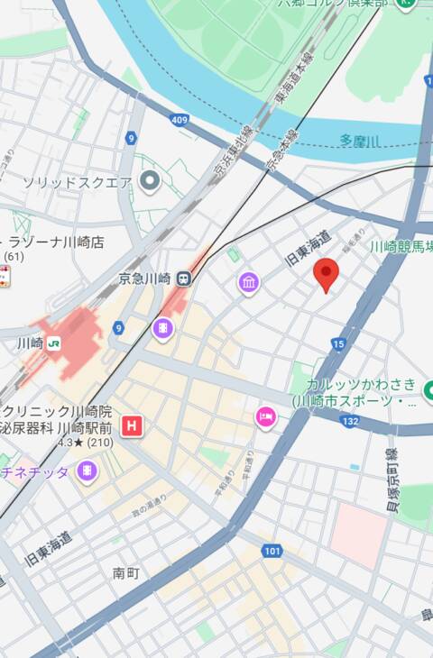 マップ|AFTER SCHOOL(アフタースクール)(ソープランド/川崎堀之内)