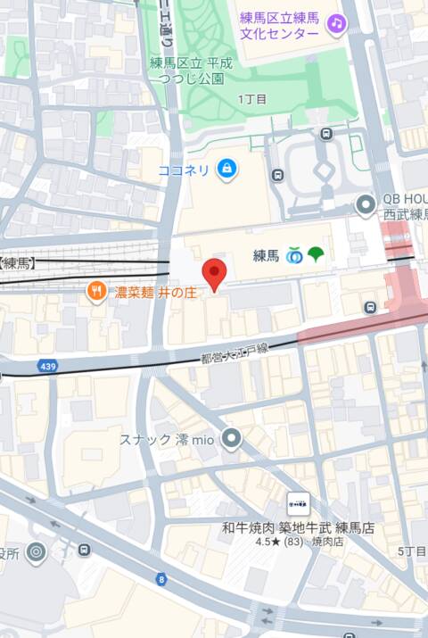 マップ｜Cafe&Bar Berry Dolce(ベリードルチェ)（ガールズバー/練馬）