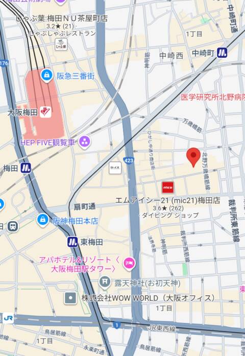 マップ｜Pirates～パイレーツ～（梅田）（セクキャバ/梅田）