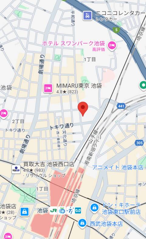 池袋ルーム｜Chat noir(シャノワール)（【非風俗】メンズエステ/新宿発・23区）