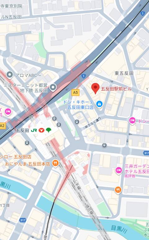 マップ|CLUB MaDonna(マドンナ)(いちゃキャバ/五反田)