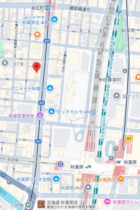 マップ｜アキバの放課後（いちゃキャバ/秋葉原）