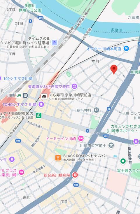 マップ｜真珠別館（ソープランド/川崎堀之内）