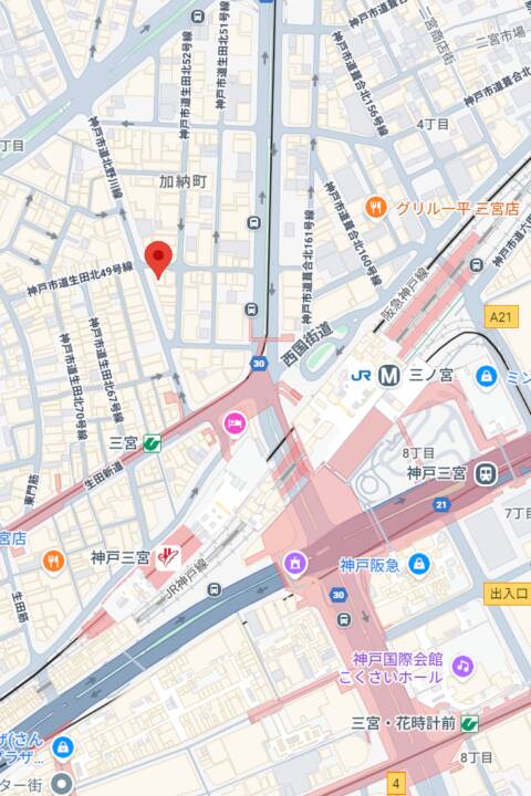 マップ｜恋する君が好き（セクキャバ/三宮）