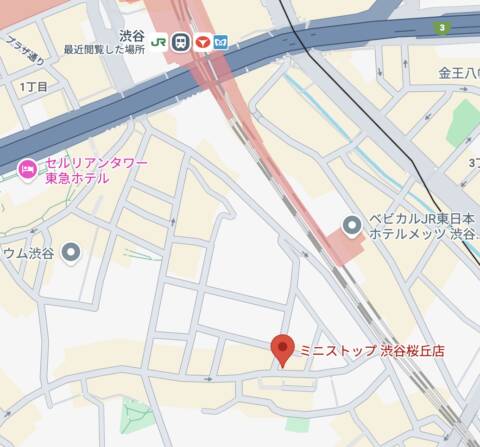 マップ｜マドンナの誘惑（【非風俗】メンズエステ/渋谷）