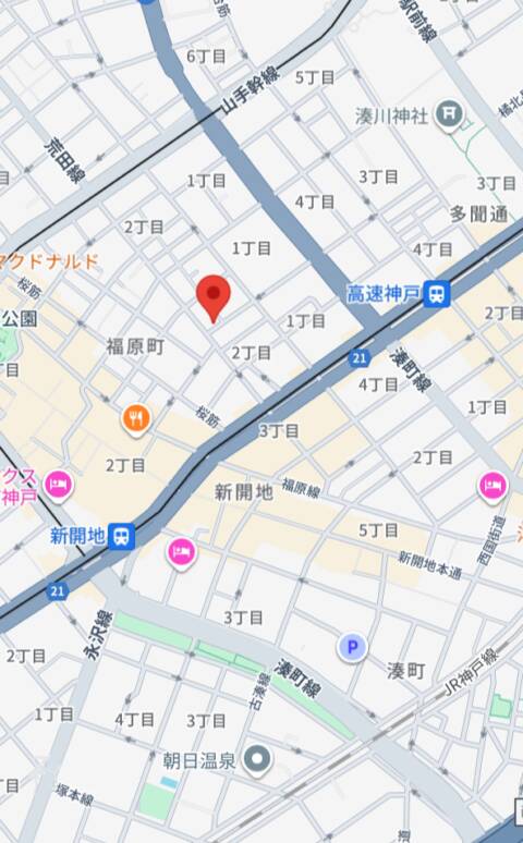 マップ|HEAVEN Hand神戸福原店(オナクラ/福原)