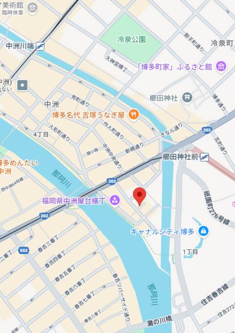 マップ｜COTTON CLUB（コットンクラブ）（ソープランド/中洲）