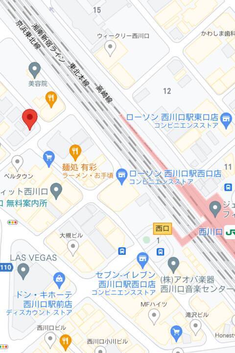 マップ｜西川口こんにちわいふ（シンデレラグループ）（人妻即尺ホテヘル&デリヘル/西川口）