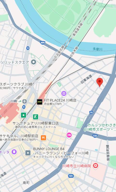 マップ｜POTENTIAL(ポテンシャル川崎)（ソープランド/川崎堀之内）