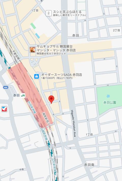 マップ｜to tomorrow(トゥトゥモロウ)（セクキャバ/赤羽）