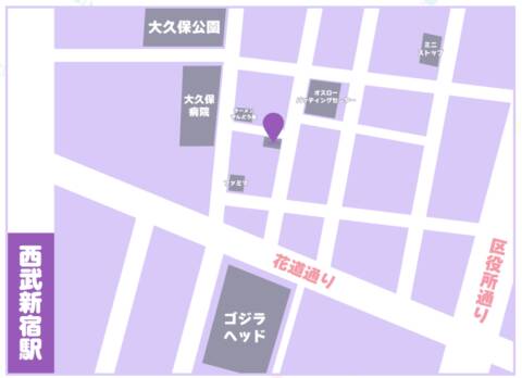 マップ｜CyBARplanet(サイバープラネット)（コンセプトカフェ/歌舞伎町）