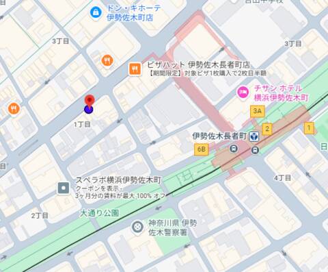 マップ｜夜這い物語（ファッションヘルス/横浜曙町）