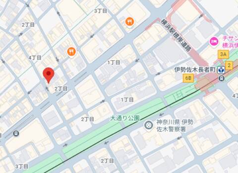 マップ｜メイドin横浜（横浜ハレ系）（メイド系ヘルス/横浜曙町）