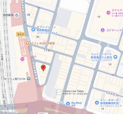 アクセスマップ｜Barubola（高級ソープランド/新宿）