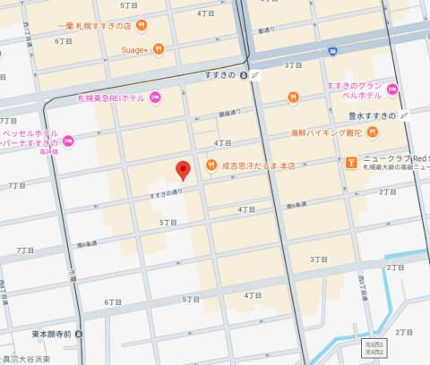 マップ｜しこたま奥様 札幌店別館（人妻ヘルス/すすきの）