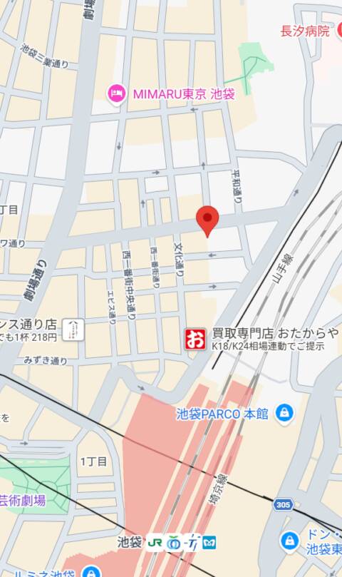 マップ｜みんなのお店（ソープランド/池袋）