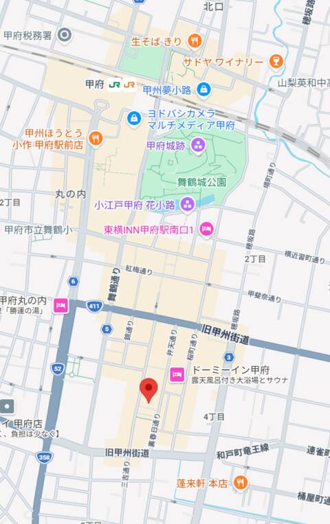 マップ｜BARUBORA ANNEX（ソープランド/甲府）
