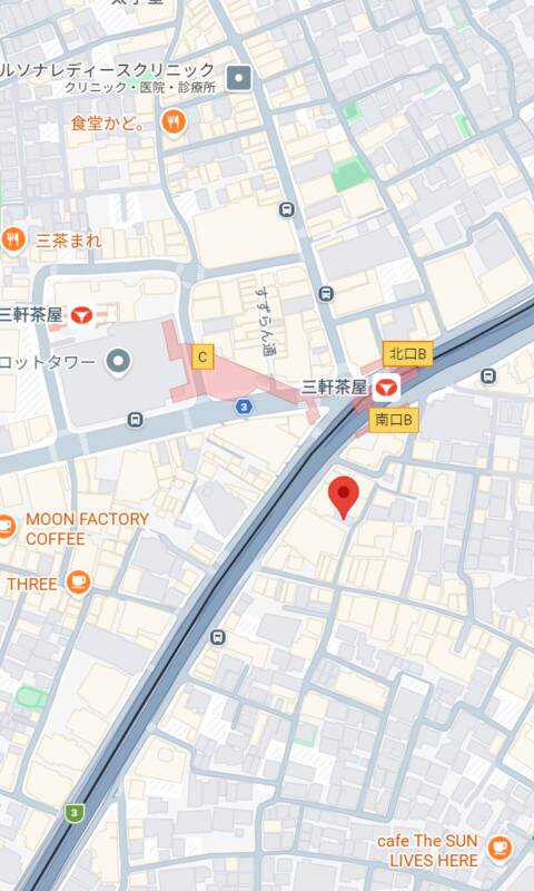 マップ|フェリックス(ラウンジ/三軒茶屋)