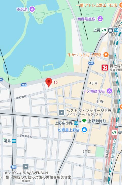 マップ｜ホワイトタイガー（いちゃキャバ/上野）