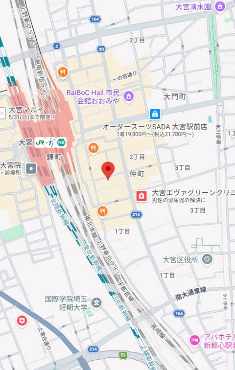 マップ|CLUB Aube(オーブ)(セクキャバ/大宮)