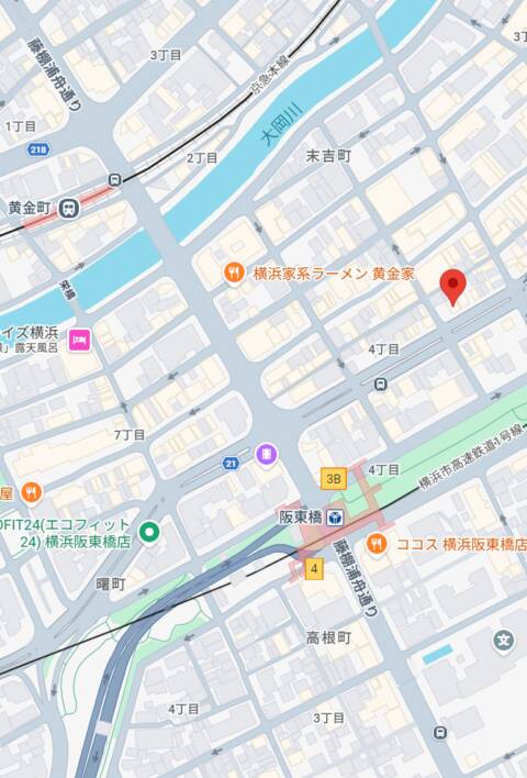 マップ｜虜SPA 横浜店（店舗型エステ/横浜曙町）