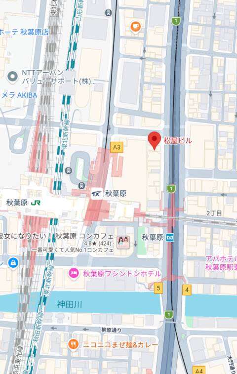マップ｜SLOW LIFE（セクキャバ/秋葉原）