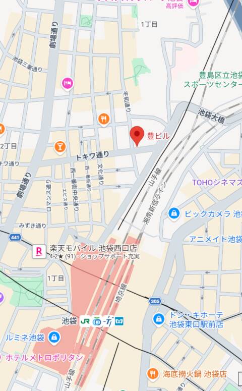 マップ｜Mi Casita(ミカシータ)（ガールズバー/池袋）