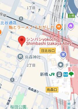 地図・アクセス｜Pleasure（プレジャー新橋）（いちゃキャバ/新橋）