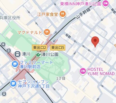 マップ｜神戸妻キャッスル店（ソープランド/福原）