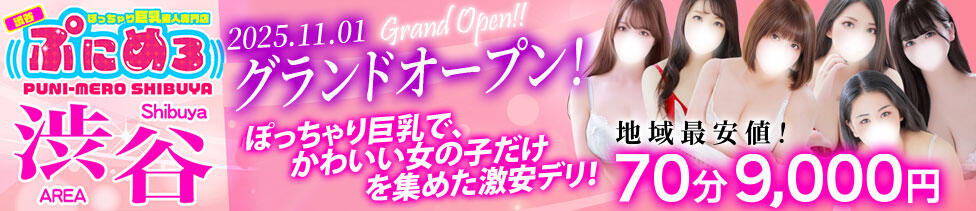 ぽっちゃり巨乳素人専門店ぷにめろ渋谷店(渋谷発・近郊/ぽっちゃり系デリヘル)