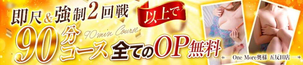 One More 奥様　五反田店(五反田発・近郊/人妻デリヘル)