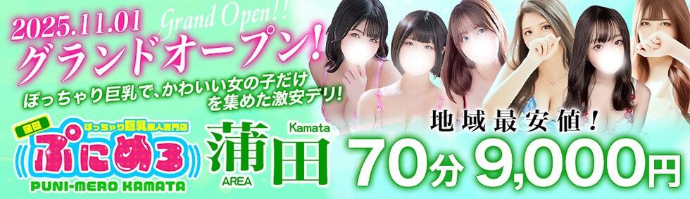 ぽっちゃり巨乳素人専門店ぷにめろ蒲田店(蒲田発・近郊/ぽっちゃり系デリヘル)