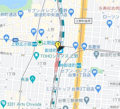 待ち合わせ場所～御徒町～｜東京上野人妻援護会（人妻系デリヘル/上野発・近郊}）