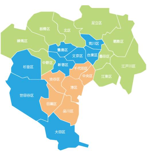 派遣エリア・交通費｜熟女・人妻 五反田サンキュー（人妻デリヘル/五反田発・23区）