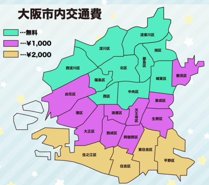 大阪市内交通費｜手コLAB（出張オナクラ・性感エステ/西中島発・近郊）