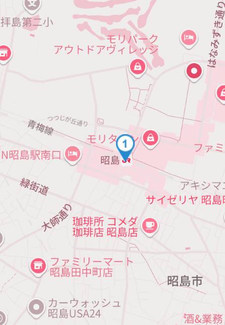 待ち合わせ場所（昭島駅）｜奥様はエンジェル　八王子店（人妻待ち合わせ型&デリバリー/八王子発・近郊）