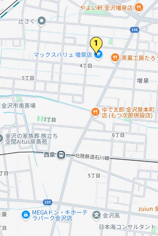 周辺待ち合わせ場所｜金沢人妻城（人妻系デリヘル/金沢発・近郊）