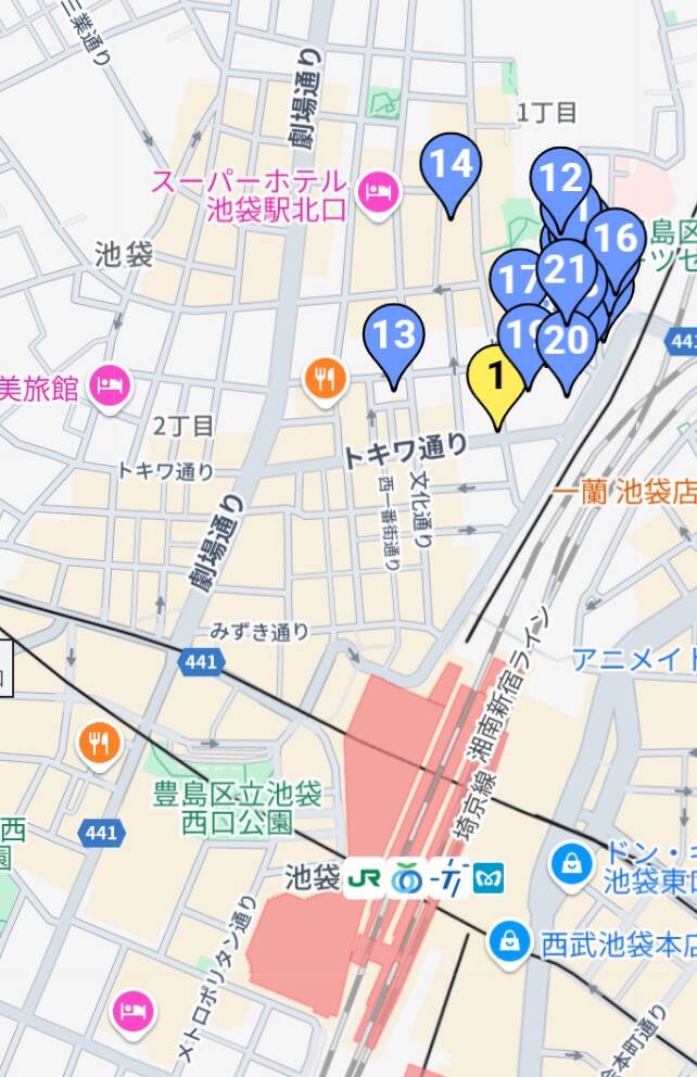 待ち合わせ場所｜丸妻 池袋店（人妻デリヘル/池袋発・近郊）
