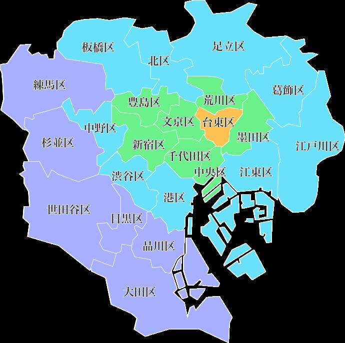 派遣エリア・交通費｜Chloe鶯谷・上野店 S級素人清楚系デリヘル（デリヘル/鶯谷発・近郊）