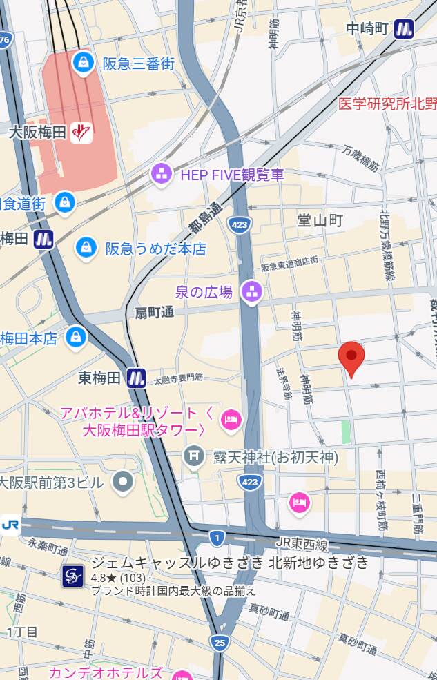 待ち合わせ場所｜むっちり専門店　むぎゅっと。（デリヘル/梅田発・近郊）